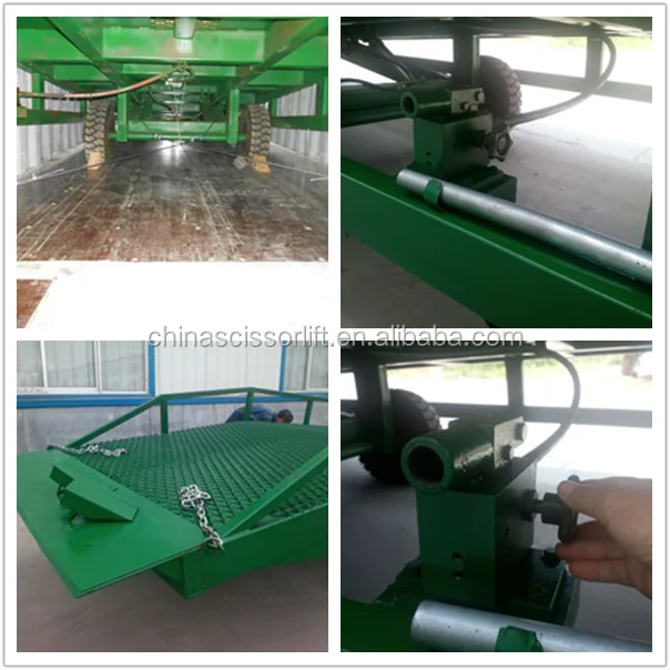 Mobile container ramp, hydraulic loading dock ramp, warehouse loading ramp .png