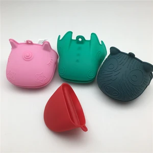 4pcs Microwave Oven Use Silicone Hand Gloves Set with good quality