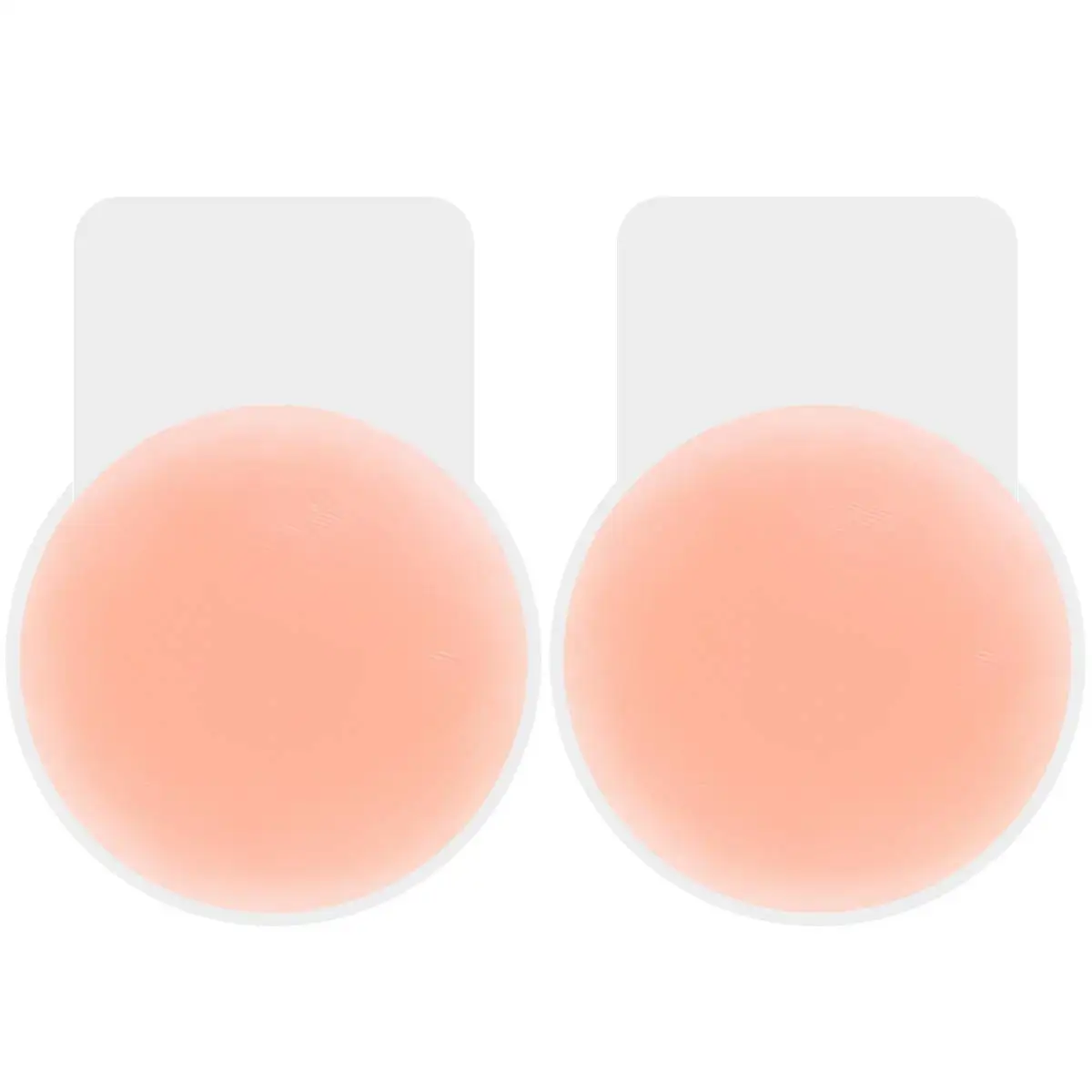 

Silicone Sticky Bra Pads Inserts Invisible Bra Pasties Invisible Push Up Bra Round For Women, Skin color