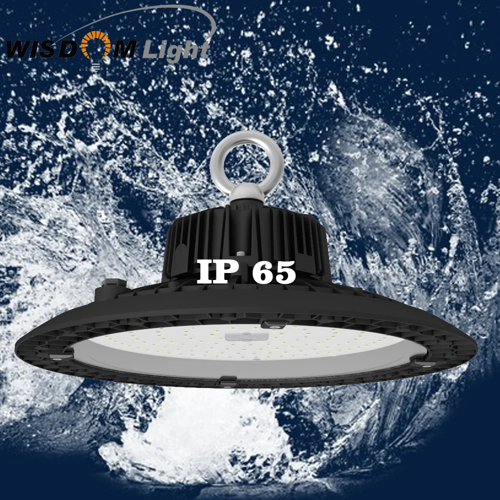 Wisdom Light IP 65 100w 150w ufo led high bay lighting ufo,led high bay lighting lamp with motion sensor