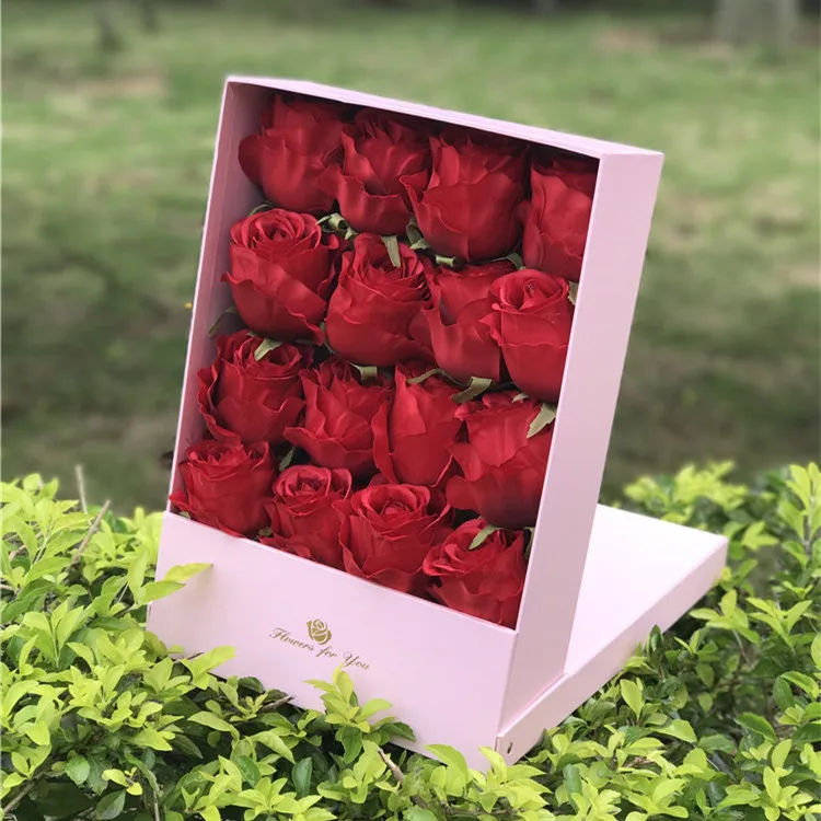 Custom Logo Printing Preserved Flower Boxes For Roses - Buy Flower Box ...