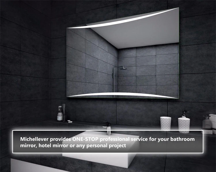 Decorative Irregular Shaped Wall Silver Mirrors Waterproof Ip66