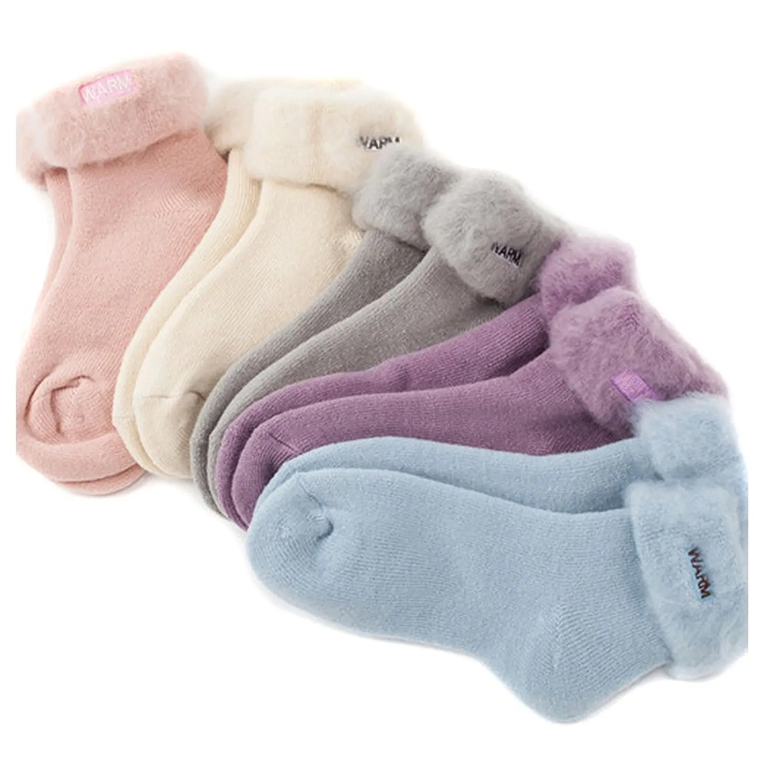 Socks FORUU Home Women Girls Soft Bed Floor Fluffy Warm Winter Pure Color