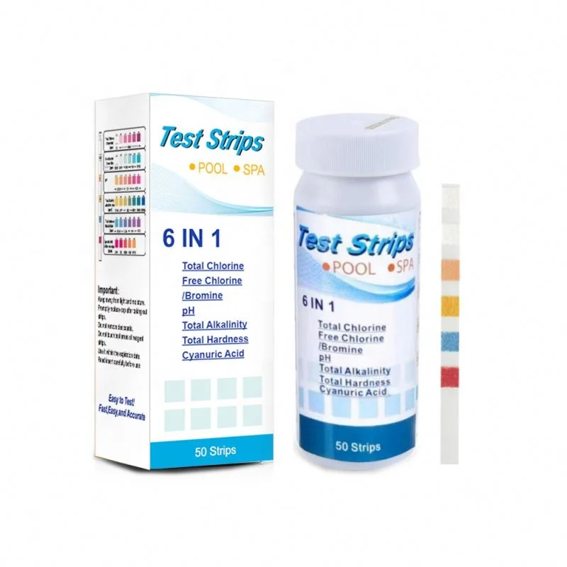 
Water Test Strips 6 In 1 Drinking Water Test Strips, Pool Test Strips 