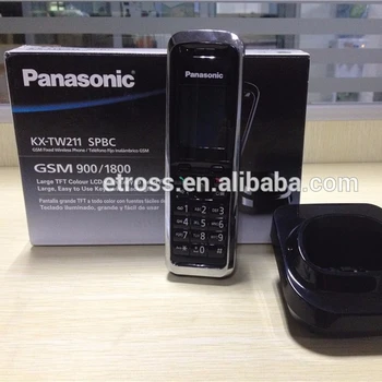 Kx-tw211 Gsm Cordless Phone With 1 Sim Card Slot - Buy Gsm Cordless ...