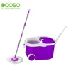 hot selling moveable big wheel long handle round head window cleaning mop with soap dispenser and water drainage