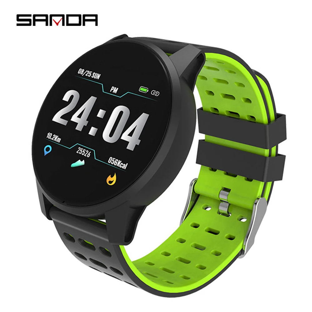

SANDA B2 Men Women Creative Smart Digital Bracelet Watch Fashion Multi-function Hear Rate Monitor Watches, 4 colors