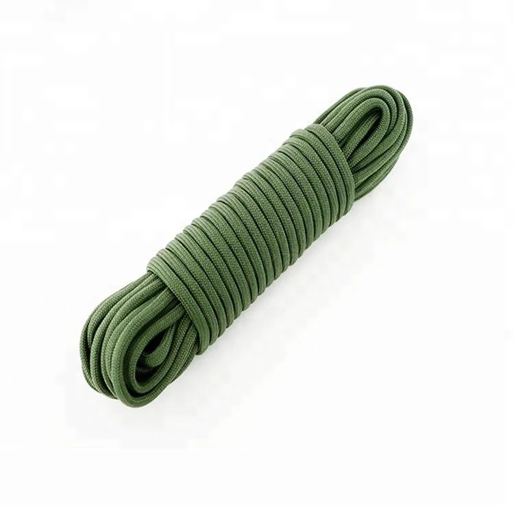 

China Supplier Bulk Black Durable Color Nylon Parachute Rope 6mm Paracord For Camp Tents Rope, More than 200 colors