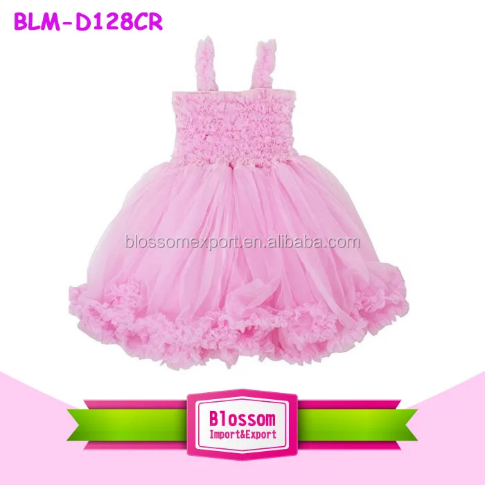 Fashion child pink baby dress model,baby 1 year old party dress,baby dress pictures lace ruffle