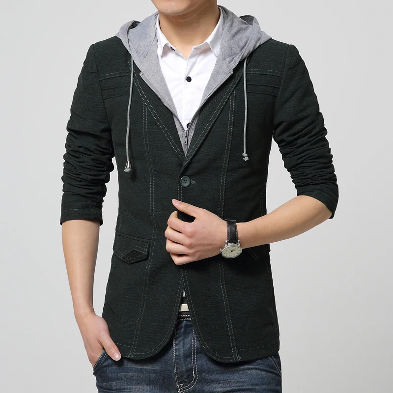 Compra hombres chaqueta con capucha online al por mayor de
