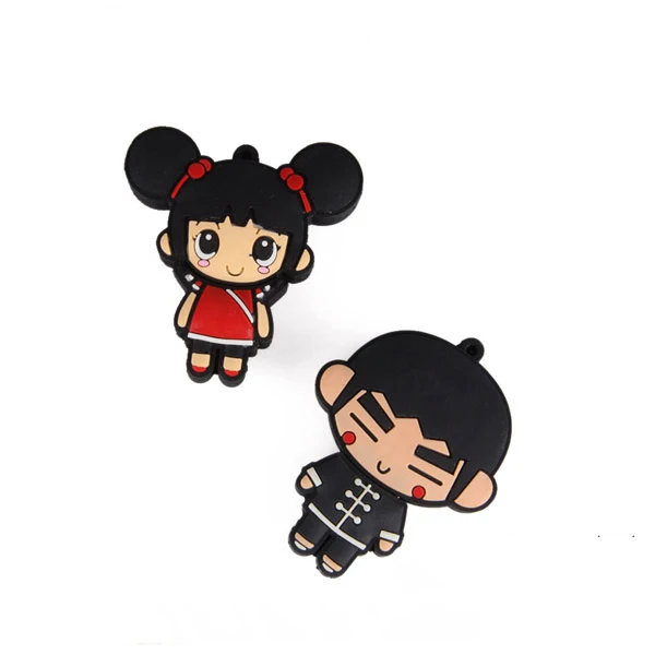 Usb stick custom logo design high speed usb 3.0 custom 2D cartoon character shape usb flash pen drive - ANKUX.COM