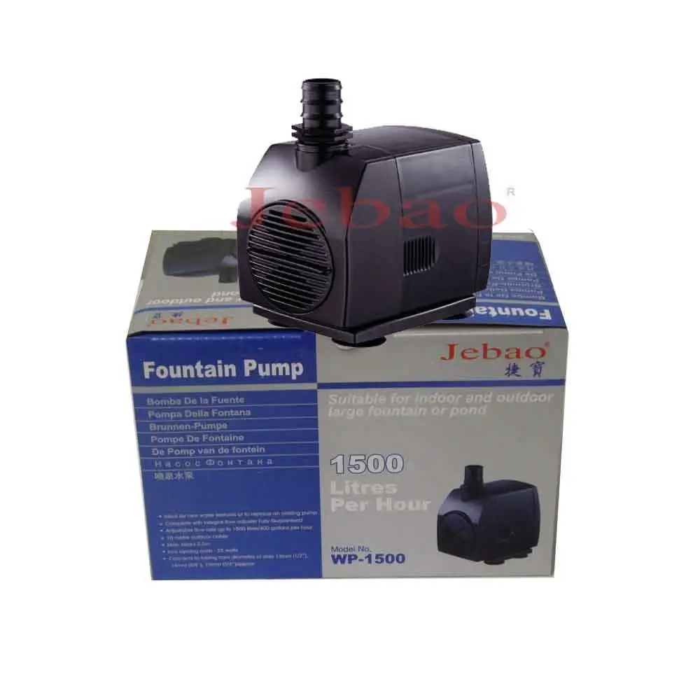 400 GPH Submersible Pump Fountain Pond Waterfall Hydroponics Jebao WP-1500