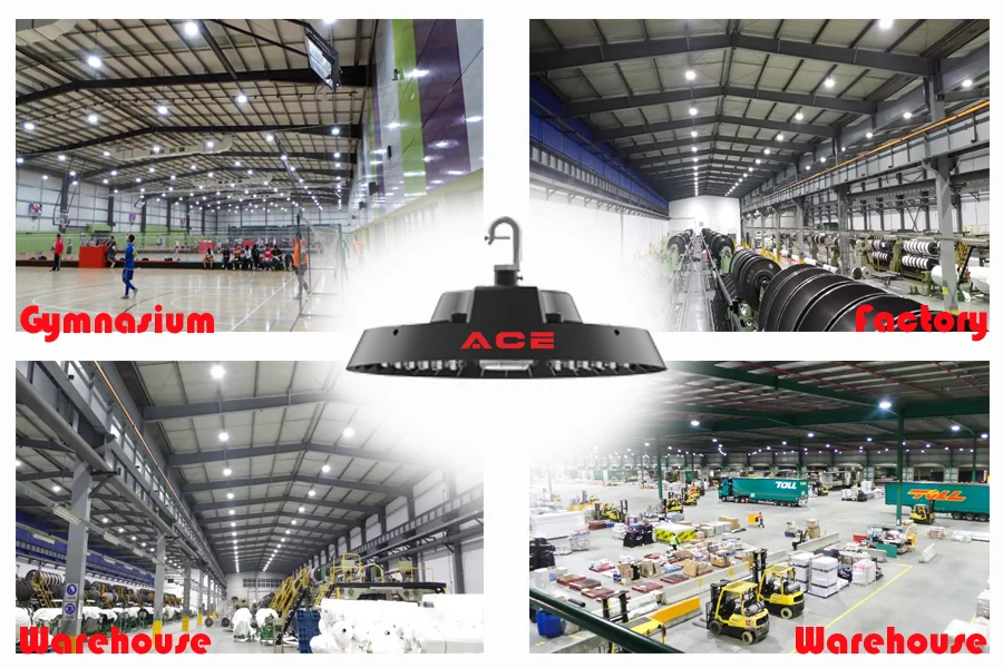 DLC ETL CE High Lumen Zigbee 150 watt LED High Bay Light Housing - ANKUX.COM
