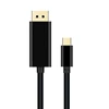 Type C to DisplayPort 6ft 4K 60HZ High resolution HDTV gold plated male to male USB 3. Type c to DP cable