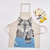 2018 Hot sale promotional recycled eco-friendly korean digital printed oil proof Logo printed apron