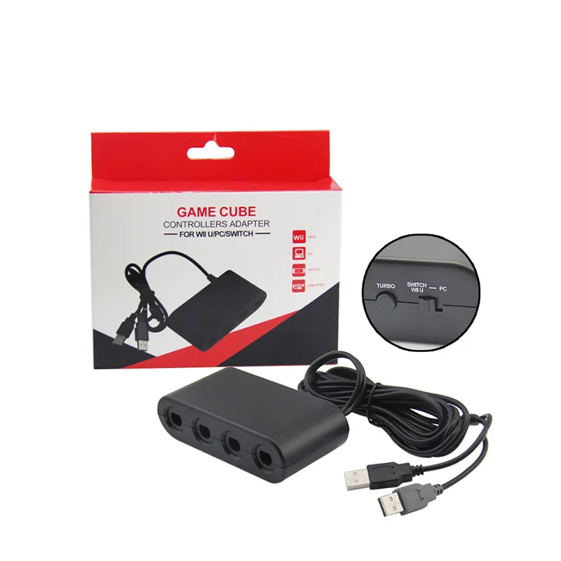 

AC adapter for Wii U and For Nintendo Switch Game Controller, Black