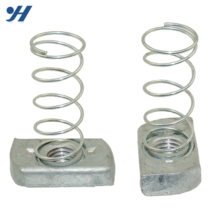 Slotted Galvanized Strut Construction Use Unistrut Channel Spring Nuts