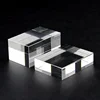 Promotional top quality 3d laser engraving glass crystal blank block