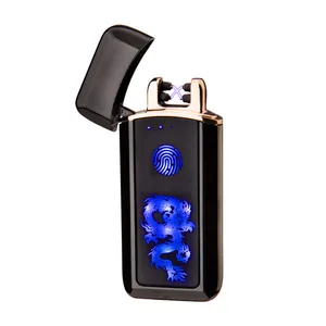 MLT194 2019 New Customized LED Screen Electric USB Cigarette Arc Lighter