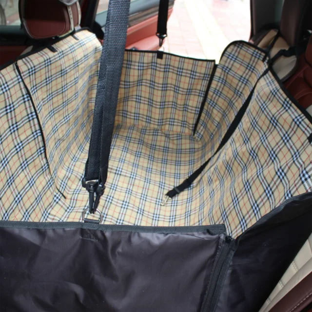 Pet Seat Covers Anti Slip Waterproof Customized 600d Oxford Car Seat Cover For Dog