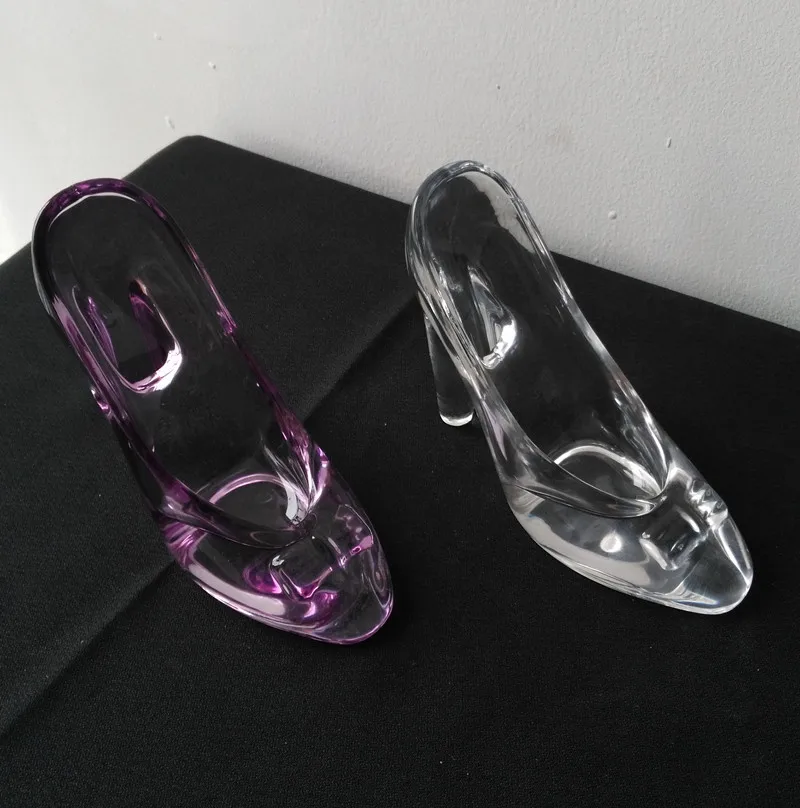 Elegant Wedding Crystal Decoration Glass Slippers Buy Decoration Crystal Glass Slippers