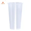 Environmental protection PP PET plastic double lattice cup lovers cup family cup to meet the needs of different tastes