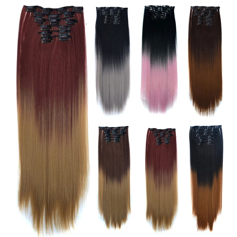 

Belleshow ombre hair extension clip in triple weft clip in hair extension yahui clip in hair extension wholesale, Per color two tone three tone color more than 55 color aviable