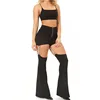 Custom new arrival O rings chains short sexy flare pants for women