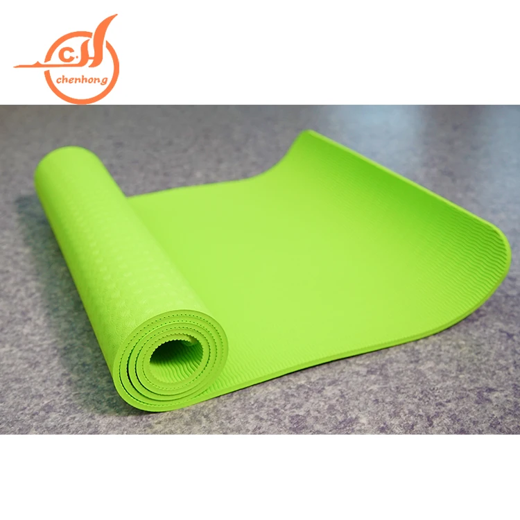
natural rubber fitness mat 10mm square yoga mat 
