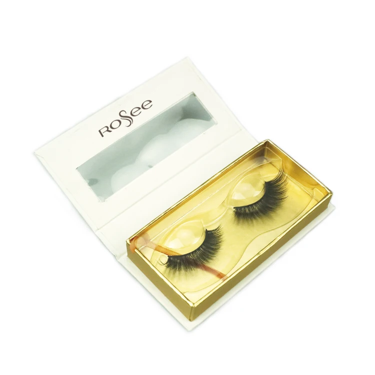 

mink fur vendor supply winged real mink fur eyelashes with lash box package, Natural black