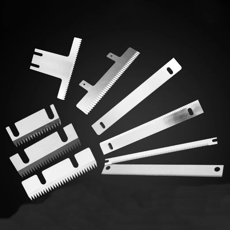 Shaped Knife T Shape Serrated Blade Packaging Machine Knife For Plastic