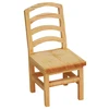 Cute natural pine FSC custom wooden hand craft mini small chair for kids