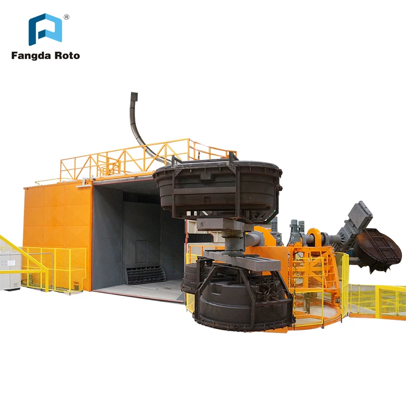 
pvc roto molding carousel machine thermoforming 