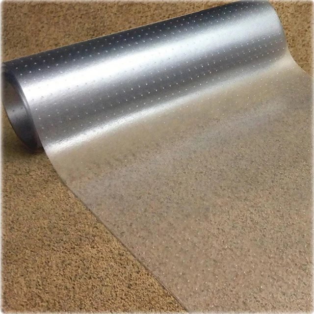
Clear Studded Carpet Chair Roll Mat , PVC Floor Protection Mats 