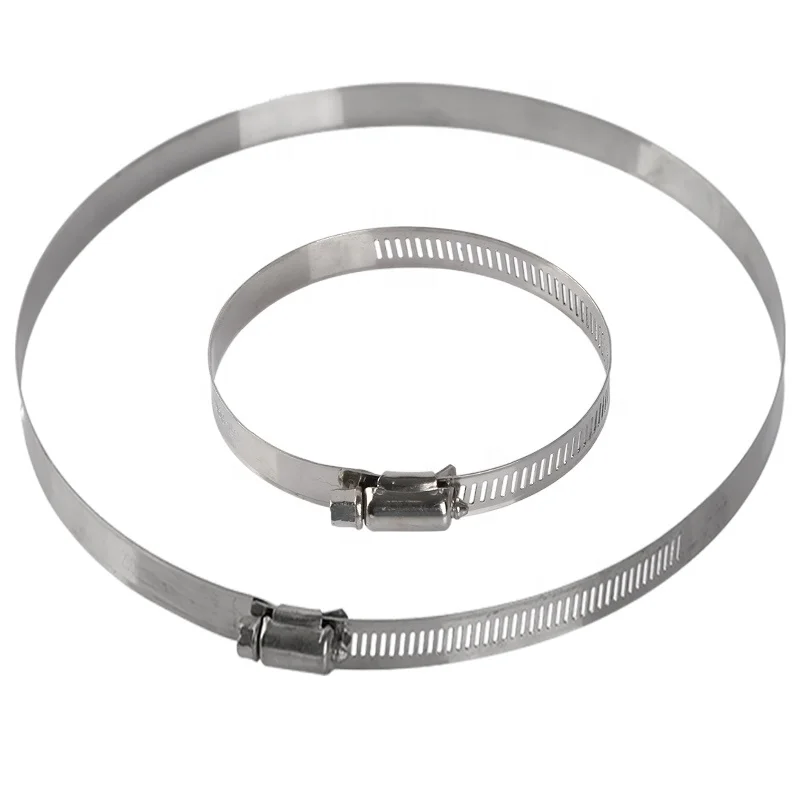 
The Latest American Type 304 Stainless Steel Adjustable Hose Clamp 