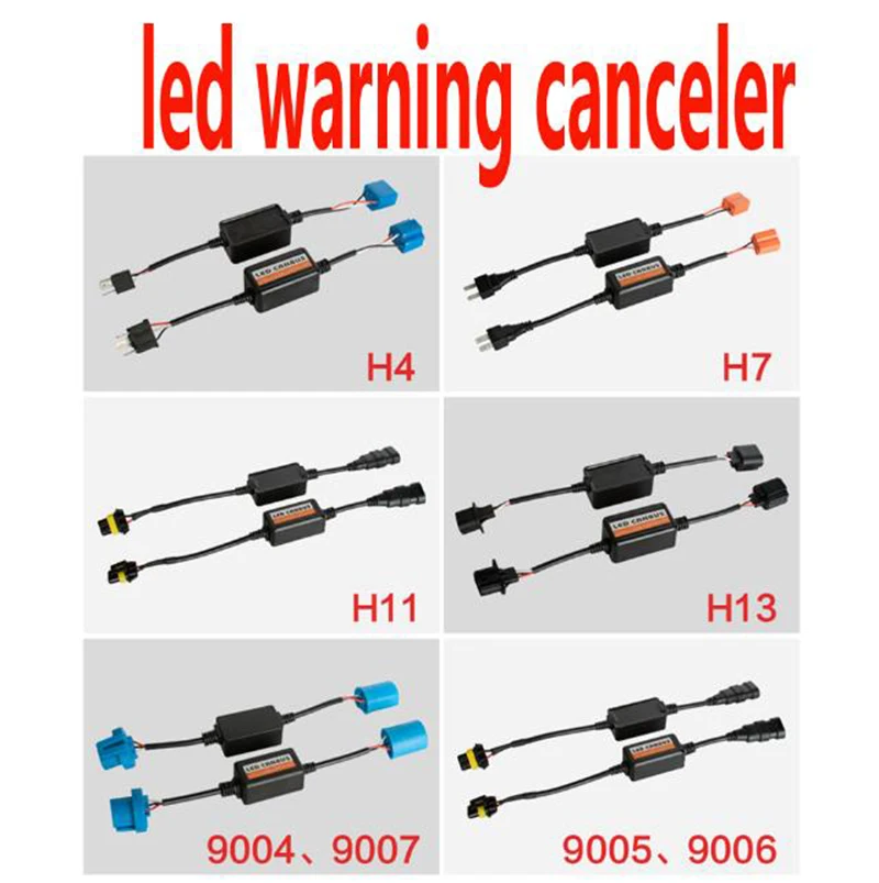 H1 H7 H8 H9 H11 HB3 HB4 H4 Car LED Headlight  Canbus Warning Canceller LED Canbus