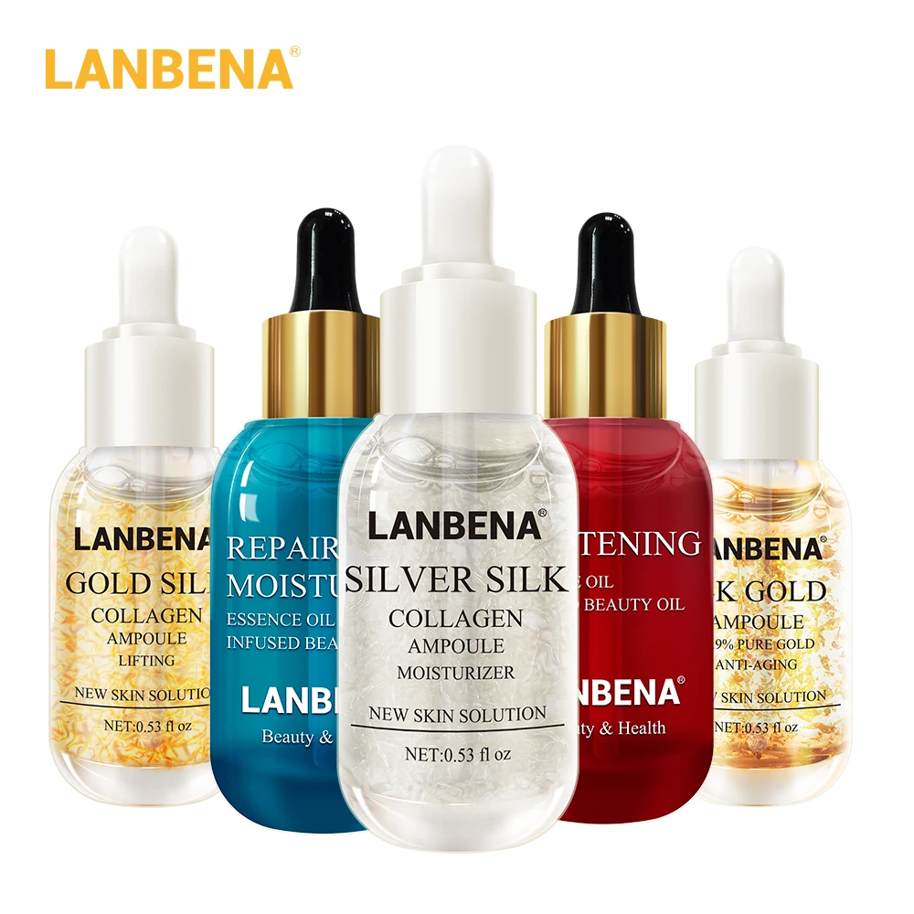 

LANBENA Ampoule Skin Serum Essential Oil Hyaluronic Acid Face Cream Whitening Firming Moisturizing Nourishing Collagen Skin Care