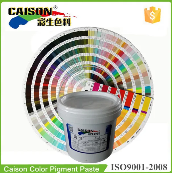 
Preparing Pantone color with Caison pigment paste(18 3937  18 4535) 