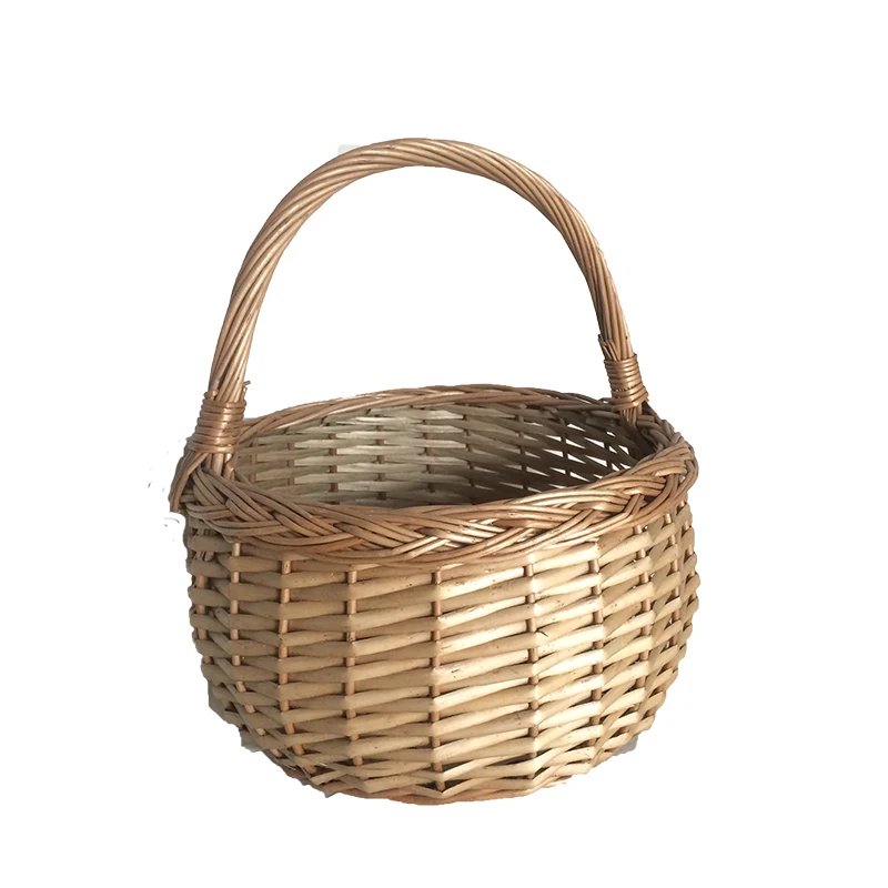 Storage Woven Willow Baskets With Handle For Bread Fruit - Buy Wooden ...