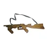 Hot selling cheap children toy wooden rubber band duplicate gun