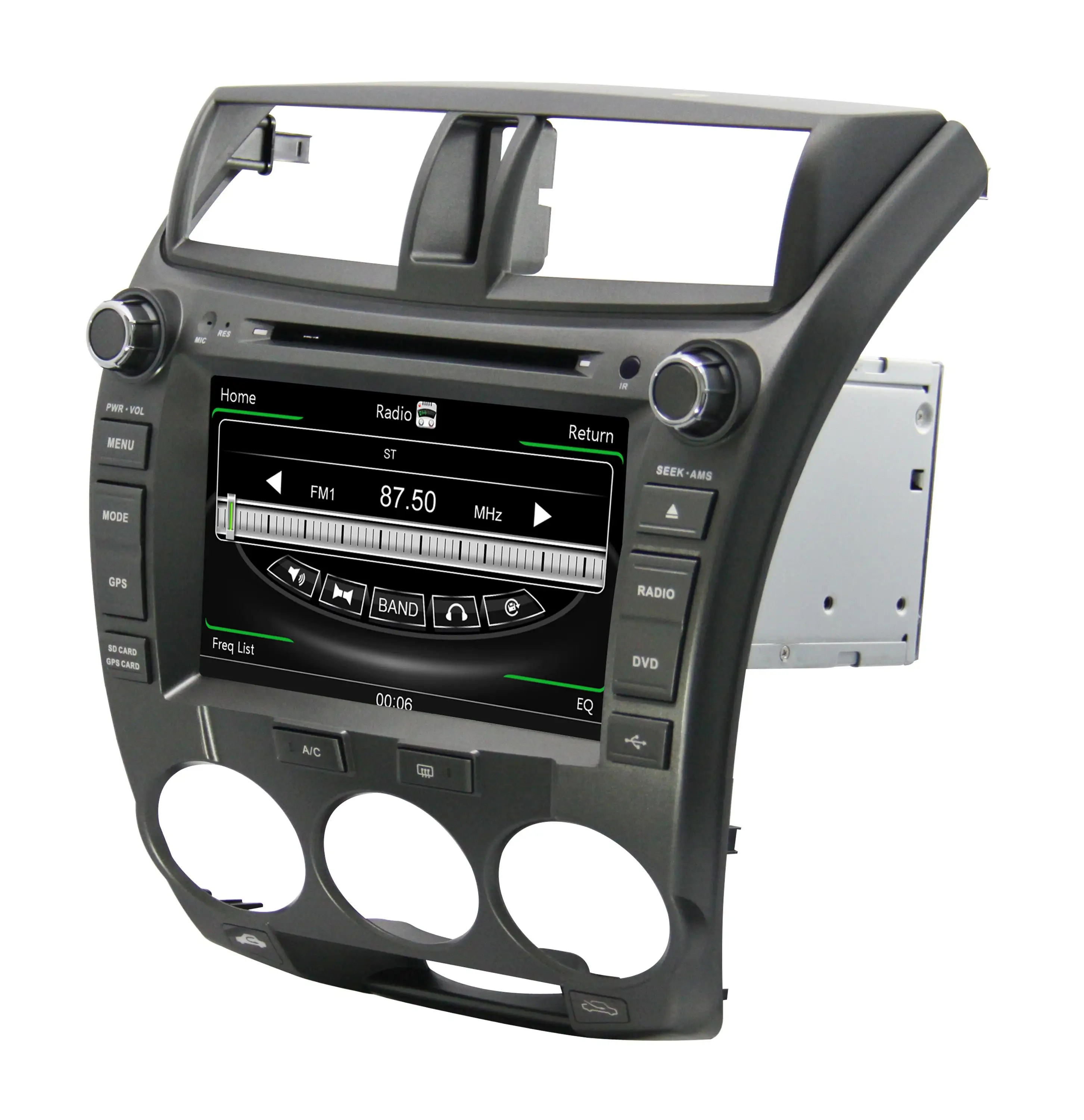 Fm/am Car Radio For Honda City 20082012 With Dvd Gps Bt Usb Swc 3g Rds