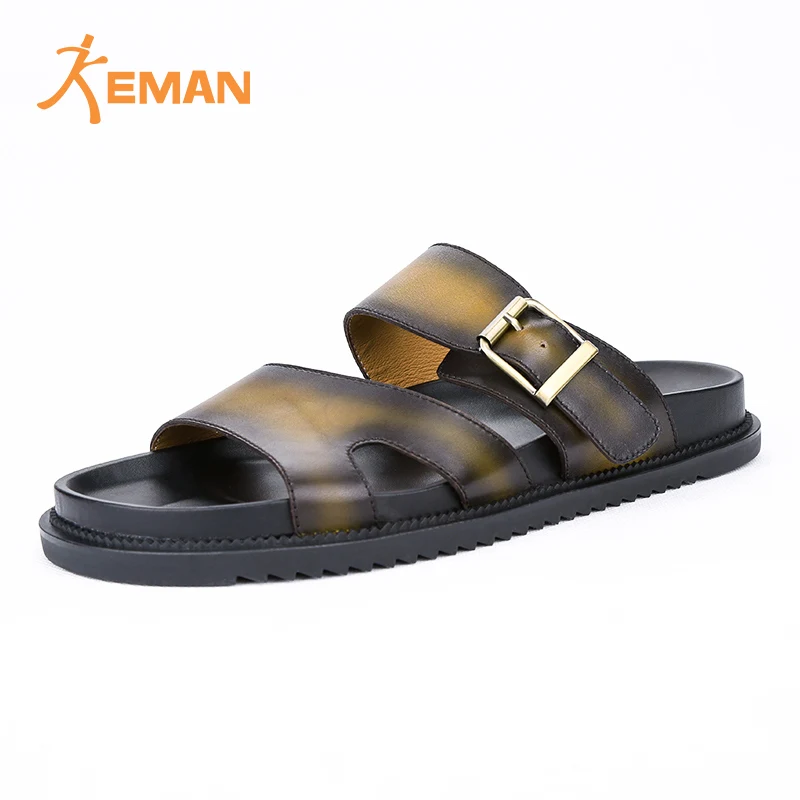 

New design leather mens shoes casual slippers in stock, Any colour