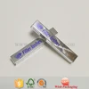 Shiny Aluminum silver foil brush tube package cardboard paper box for branded eyelash