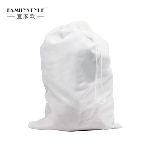 Image of Custom fashionable Recyclable daily use cotton laundry wash bag