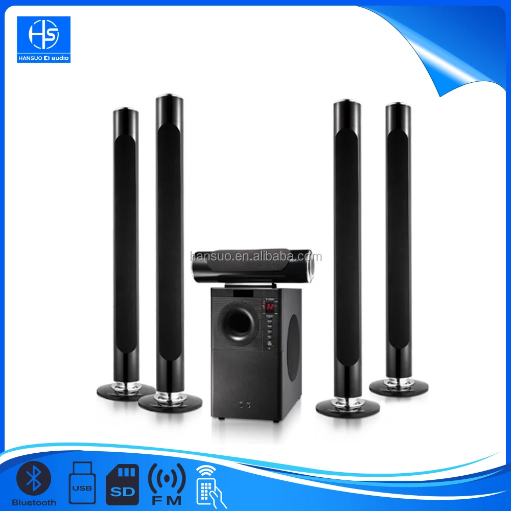 Bluetooth for 5.1 Home Theatre Speaker With Remote/Light HT-008