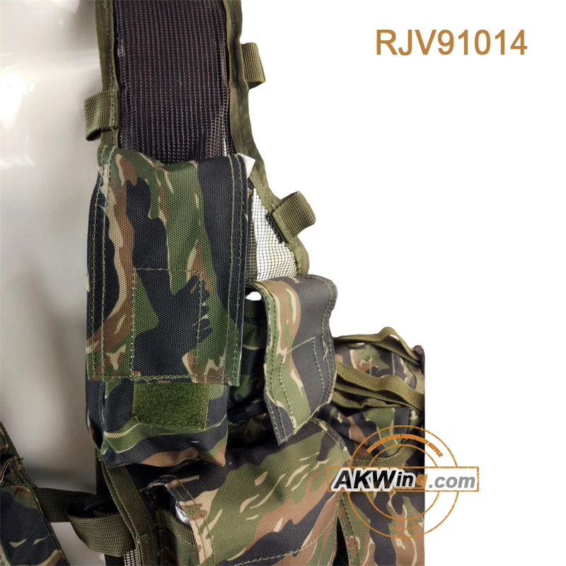 Malaysia Army Tactical Assault Vest Military Combat Vest Tiger Stripe Camouflage Molle Tactical