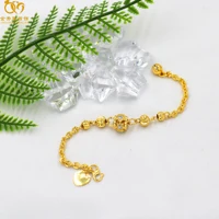 

JinXiuXing latest design fashion jewelry personalized gold plated bead Charm Bracelet