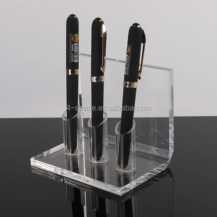 Transparent Acrylic Pen Dispensers For Single Pen Plexiglass Pencil