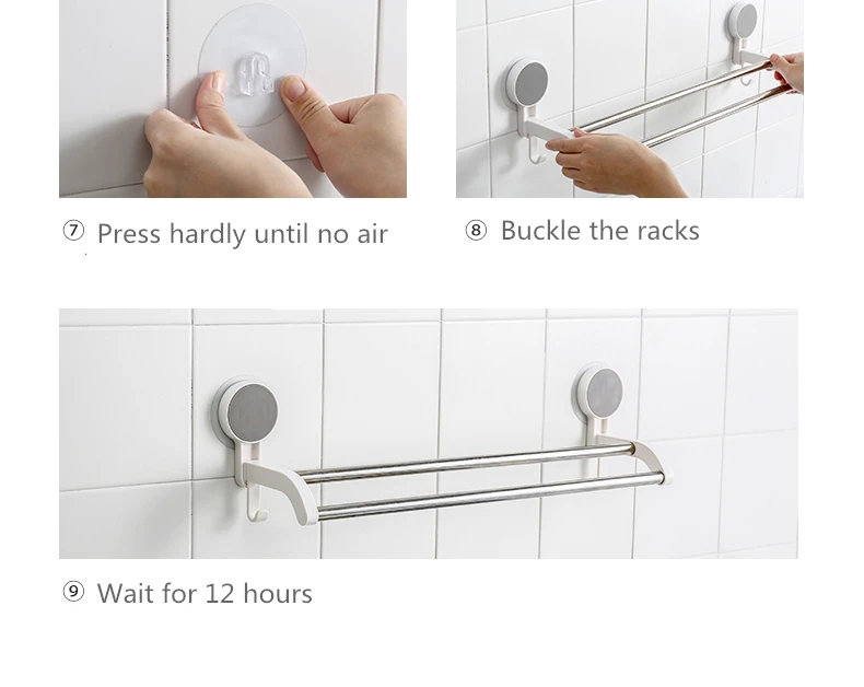 Two-pole towel rack5_