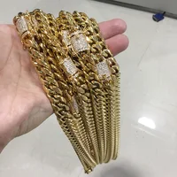 

Men New Stainless Steel Cuban Link Chain Jewelry Dubai new gold chain design